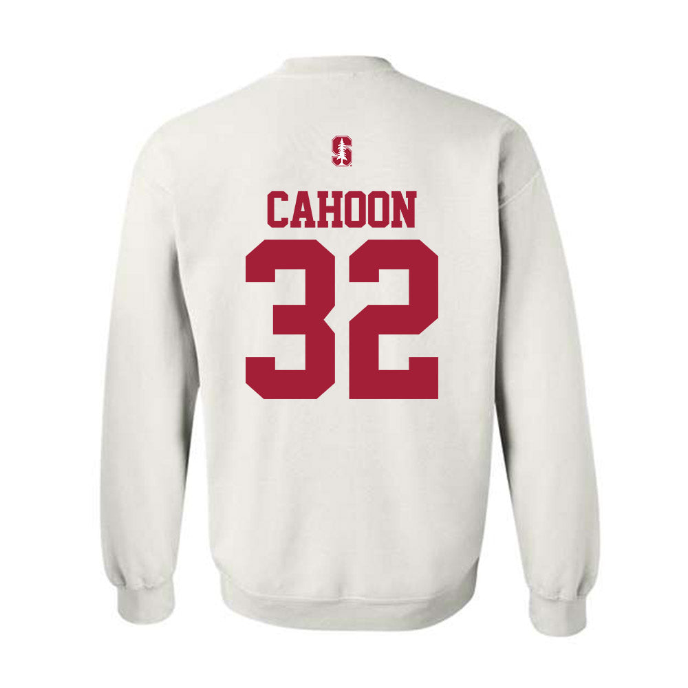 Stanford - NCAA Football : Chase Cahoon - Classic Shersey Crewneck Sweatshirt-1