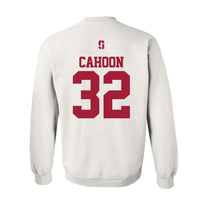 Stanford - NCAA Football : Chase Cahoon - Classic Shersey Crewneck Sweatshirt-1