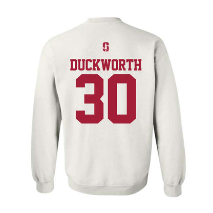 Stanford - NCAA Football : Jack Duckworth - Classic Shersey Crewneck Sweatshirt-1