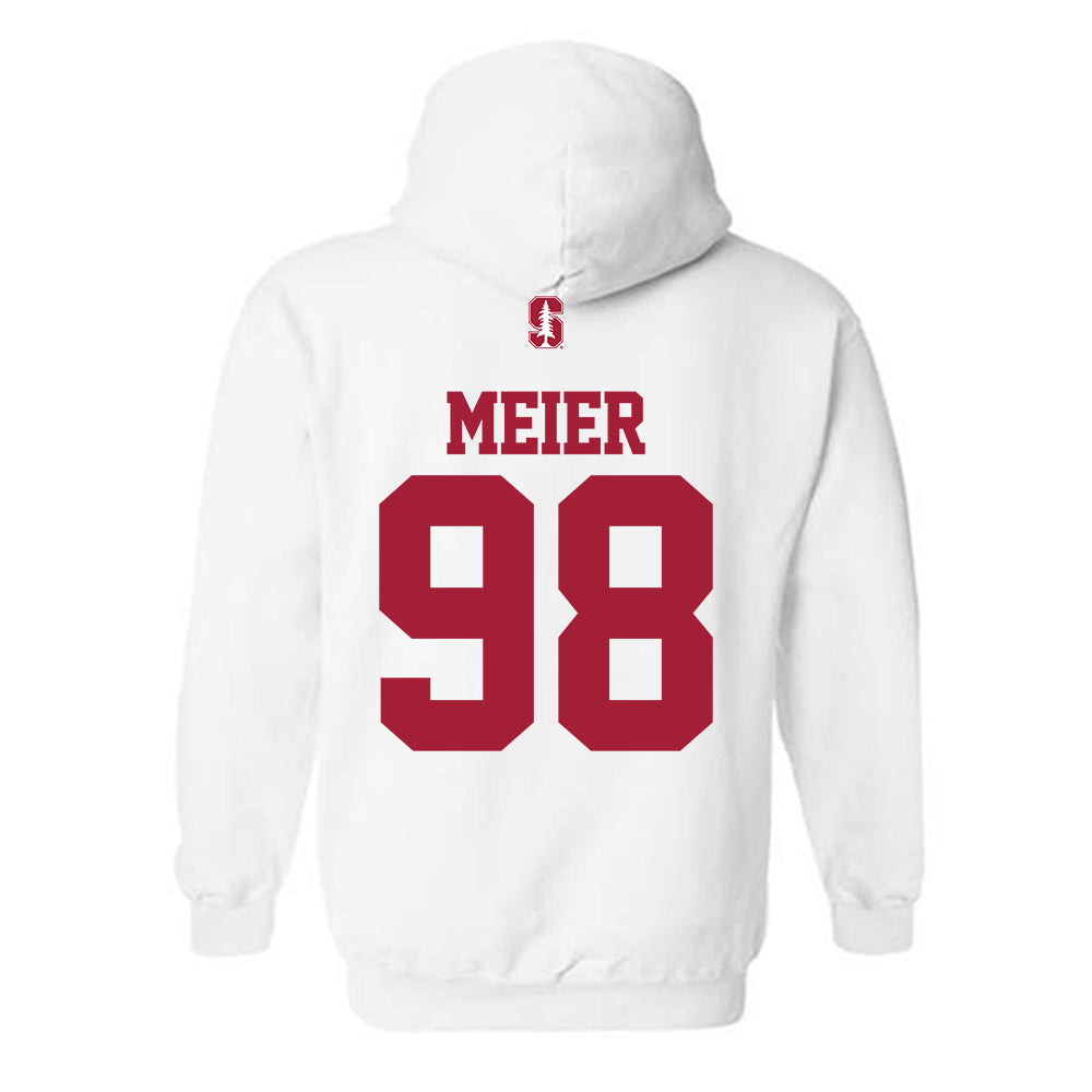 Stanford - NCAA Football : Max Meier - Classic Shersey Hooded Sweatshirt-1