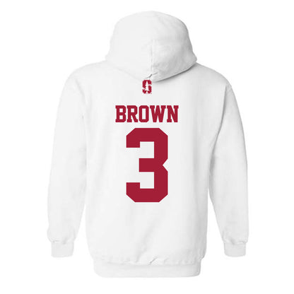 Stanford - NCAA Football : Marcus Brown - Classic Shersey Hooded Sweatshirt-1
