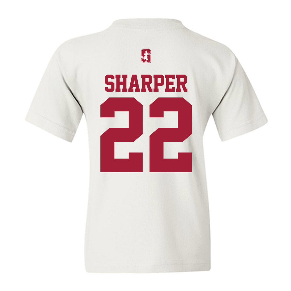 Stanford - NCAA Football : Daylen Sharper - Classic Shersey Youth T-Shirt-1