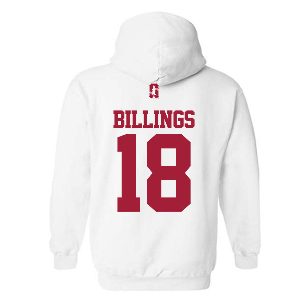 Stanford - NCAA Women's Lacrosse : Sawyer Billings - Classic Shersey Hooded Sweatshirt-1