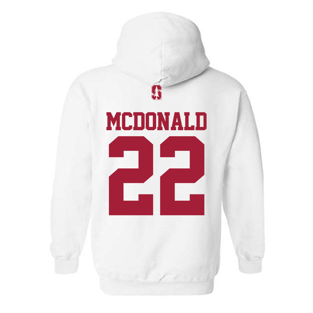 Stanford - NCAA Football : Zaiden McDonald - Classic Shersey Hooded Sweatshirt-1