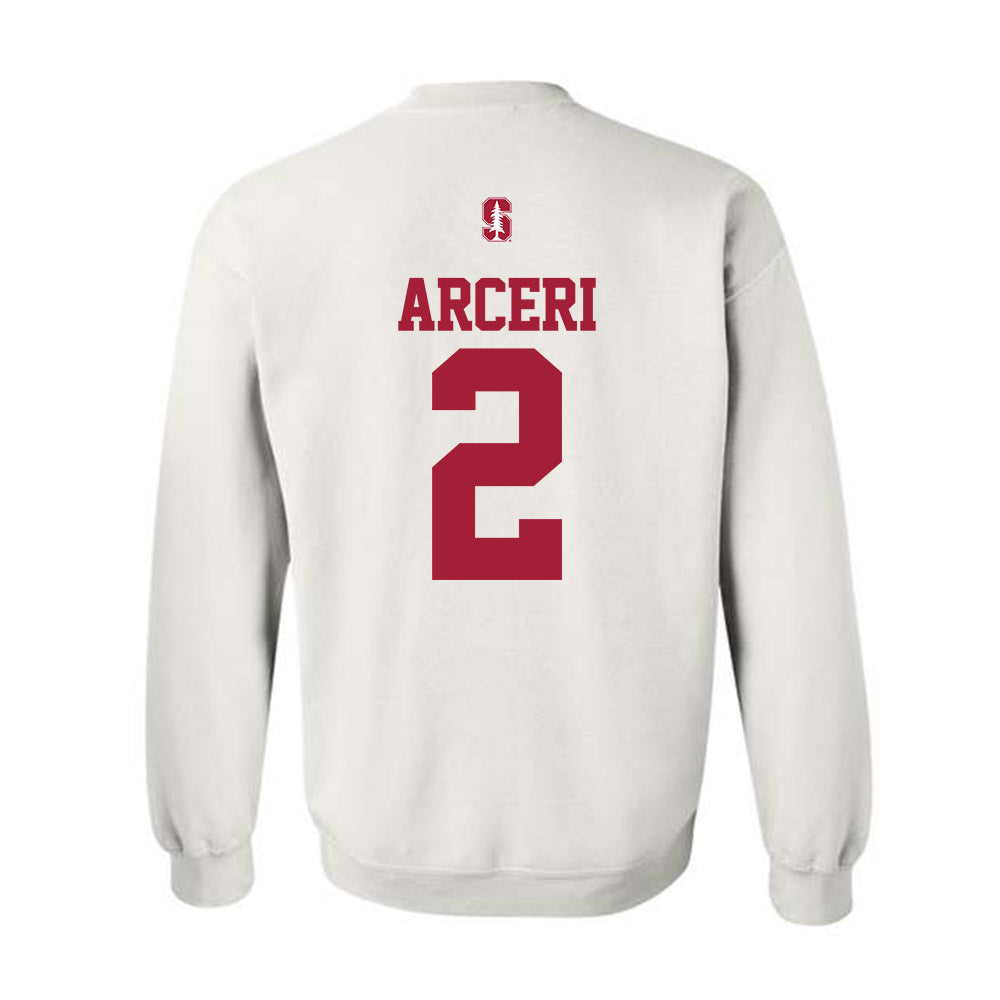 Stanford - NCAA Women's Lacrosse : Ava Arceri - Classic Shersey Crewneck Sweatshirt-1