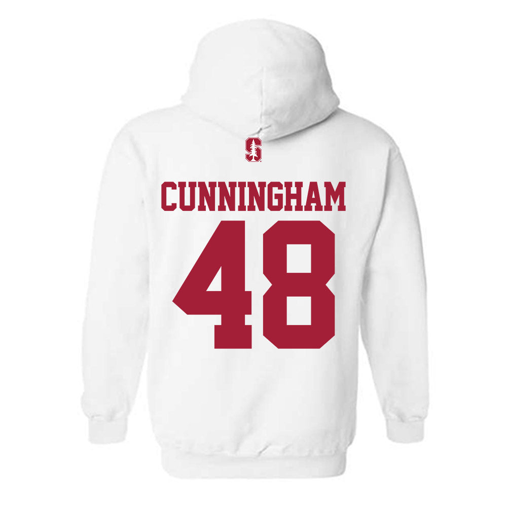 Stanford - NCAA Football : Drew Cunningham - Classic Shersey Hooded Sweatshirt-1