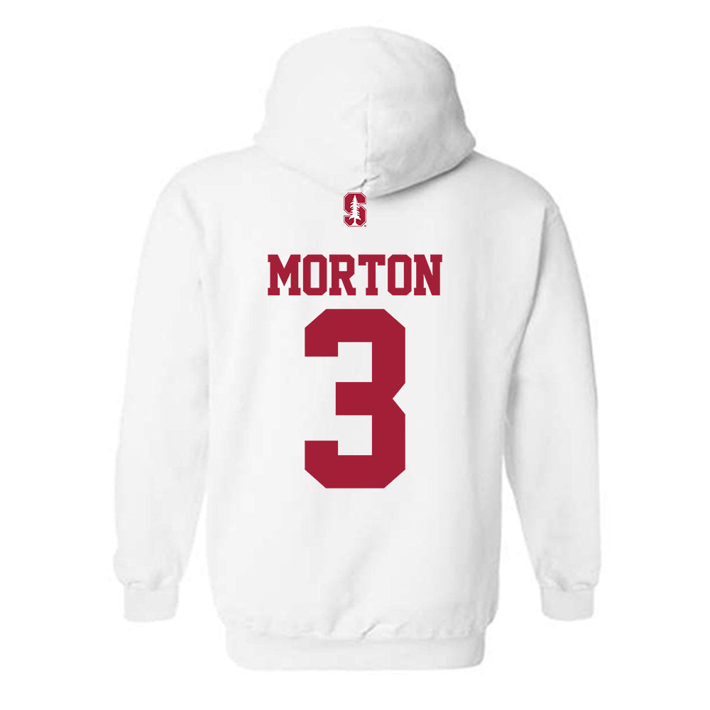 Stanford - NCAA Women's Lacrosse : Ella Morton - Classic Shersey Hooded Sweatshirt-1