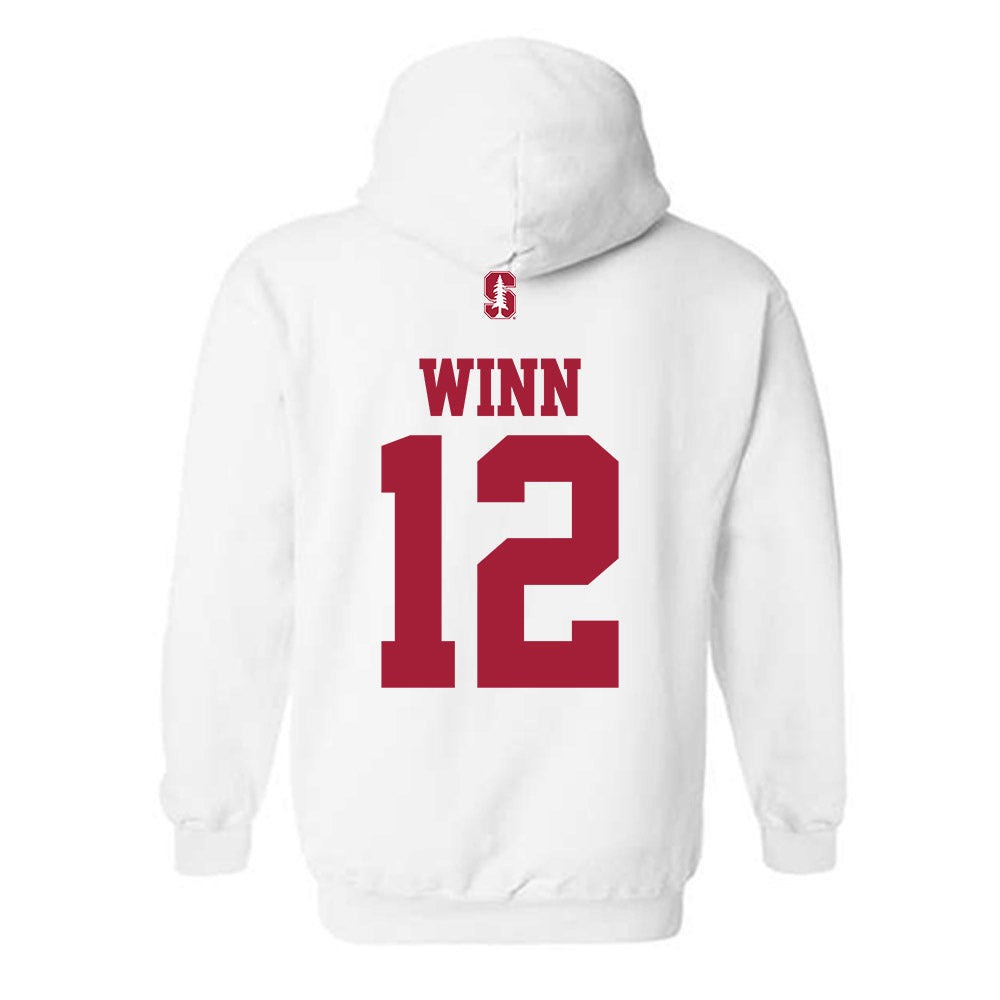 Stanford - NCAA Women's Soccer : Bella Winn - Classic Shersey Hooded Sweatshirt-1