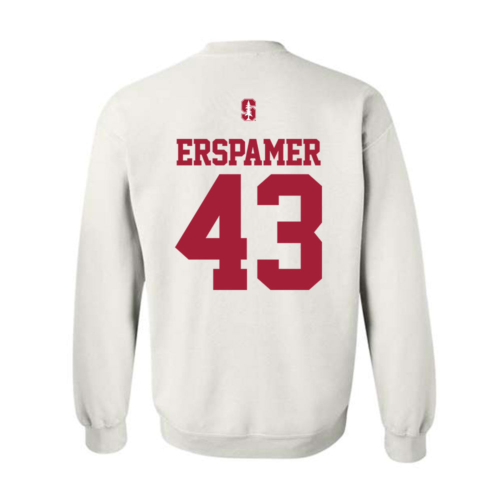 Stanford - NCAA Baseball : Mike Erspamer - Classic Shersey Crewneck Sweatshirt-1