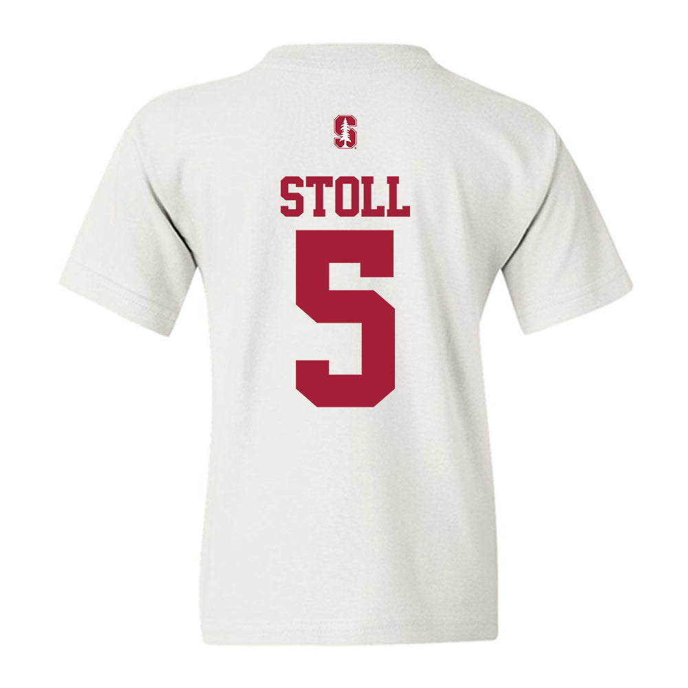 Stanford - NCAA Baseball : Nolan Stoll - Classic Shersey Youth T-Shirt-1