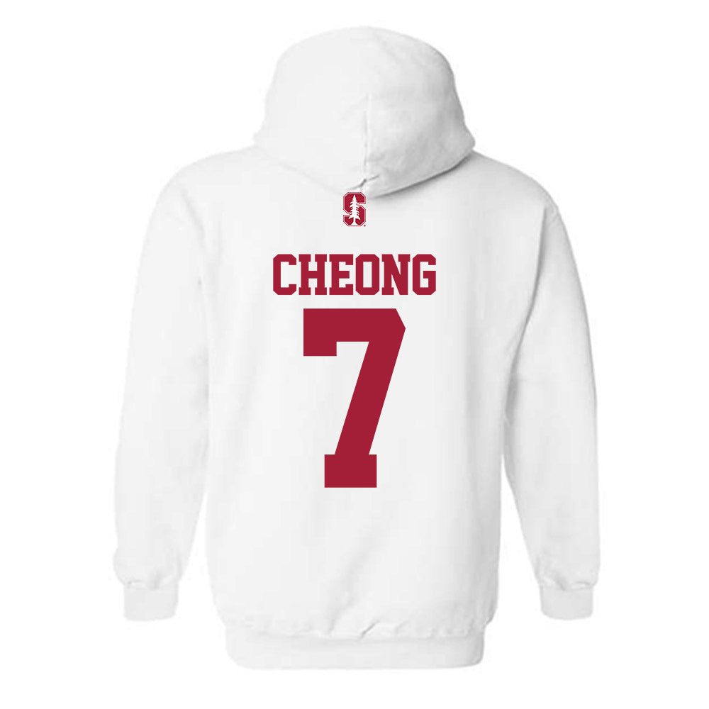 Stanford - NCAA Baseball : Philip Cheong - Classic Shersey Hooded Sweatshirt-1