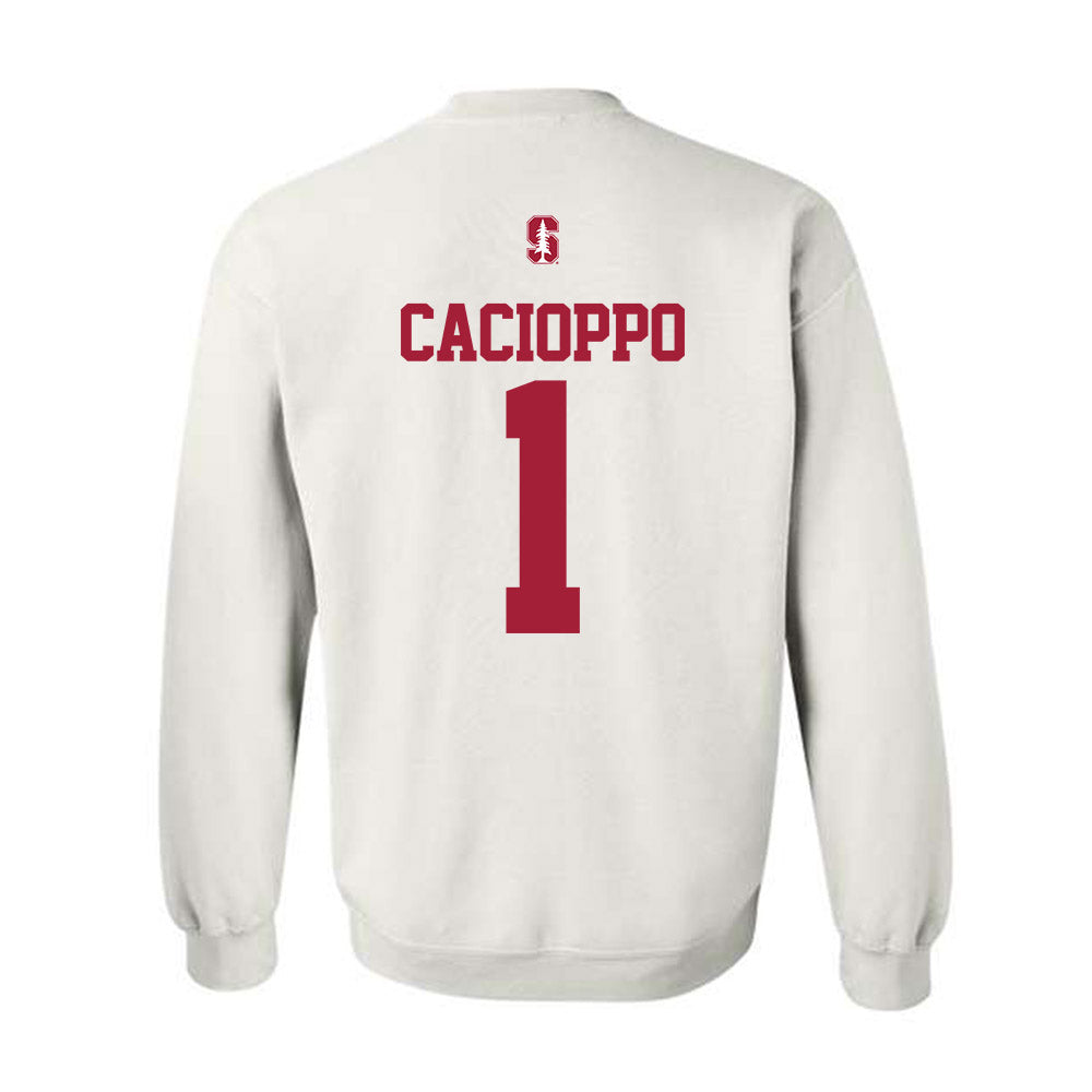 Stanford - NCAA Women's Lacrosse : Ruby Cacioppo - Classic Shersey Crewneck Sweatshirt-1