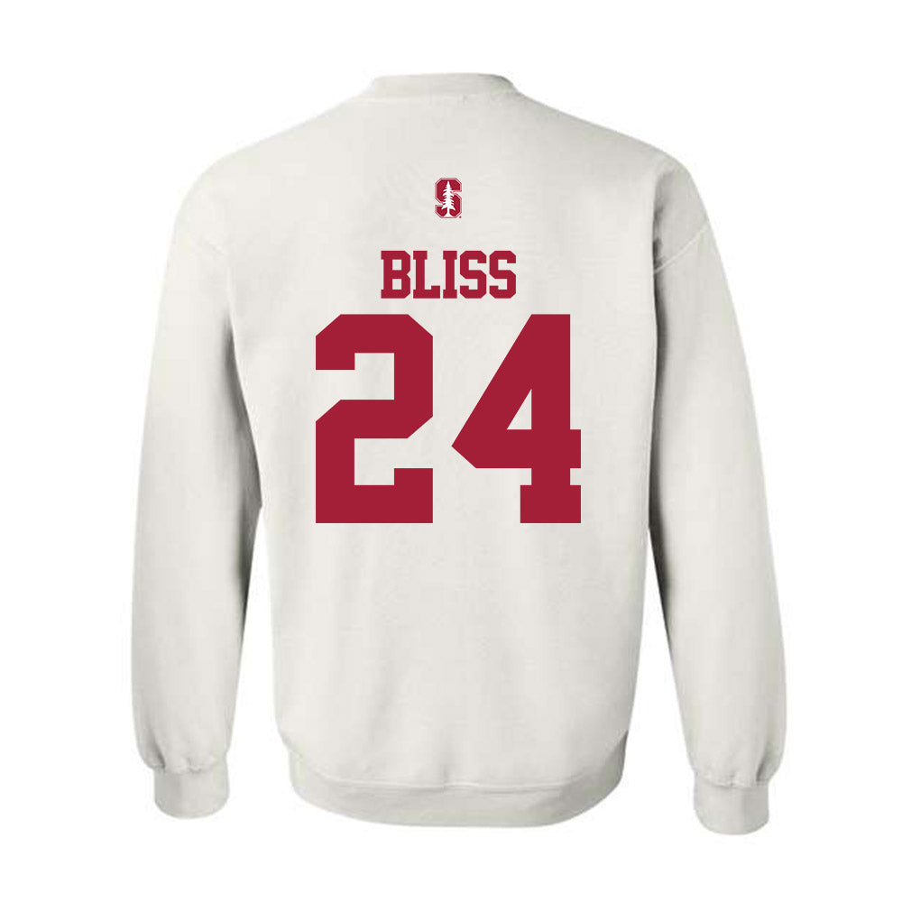 Stanford - NCAA Men's Basketball : Christian Bliss - Classic Shersey Crewneck Sweatshirt-1