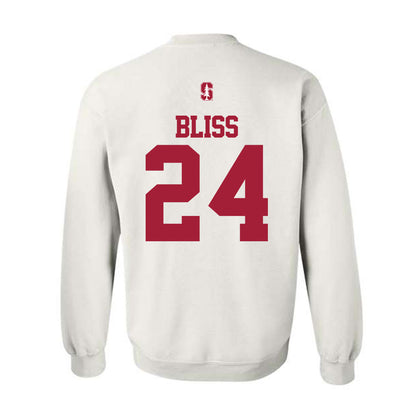 Stanford - NCAA Men's Basketball : Christian Bliss - Classic Shersey Crewneck Sweatshirt-1