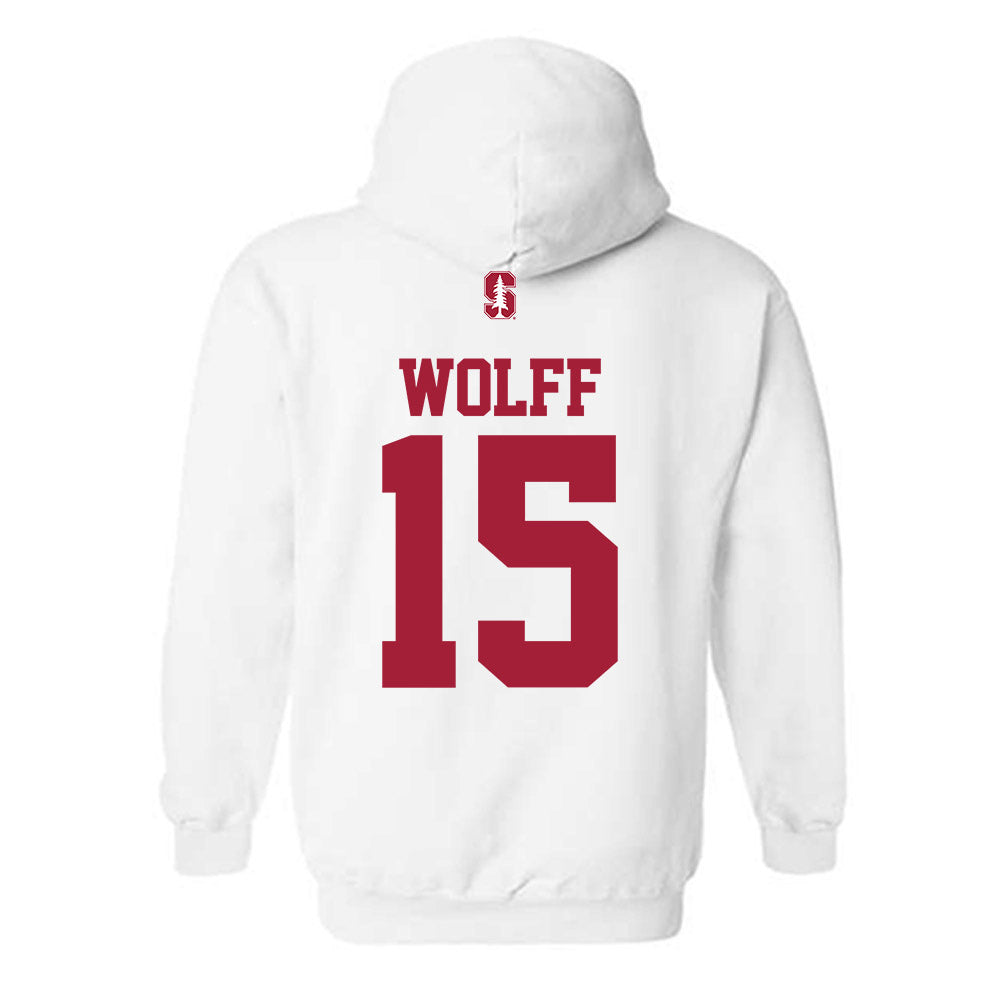 Stanford - NCAA Men's Volleyball : David Wolff - Classic Shersey Hooded Sweatshirt-1