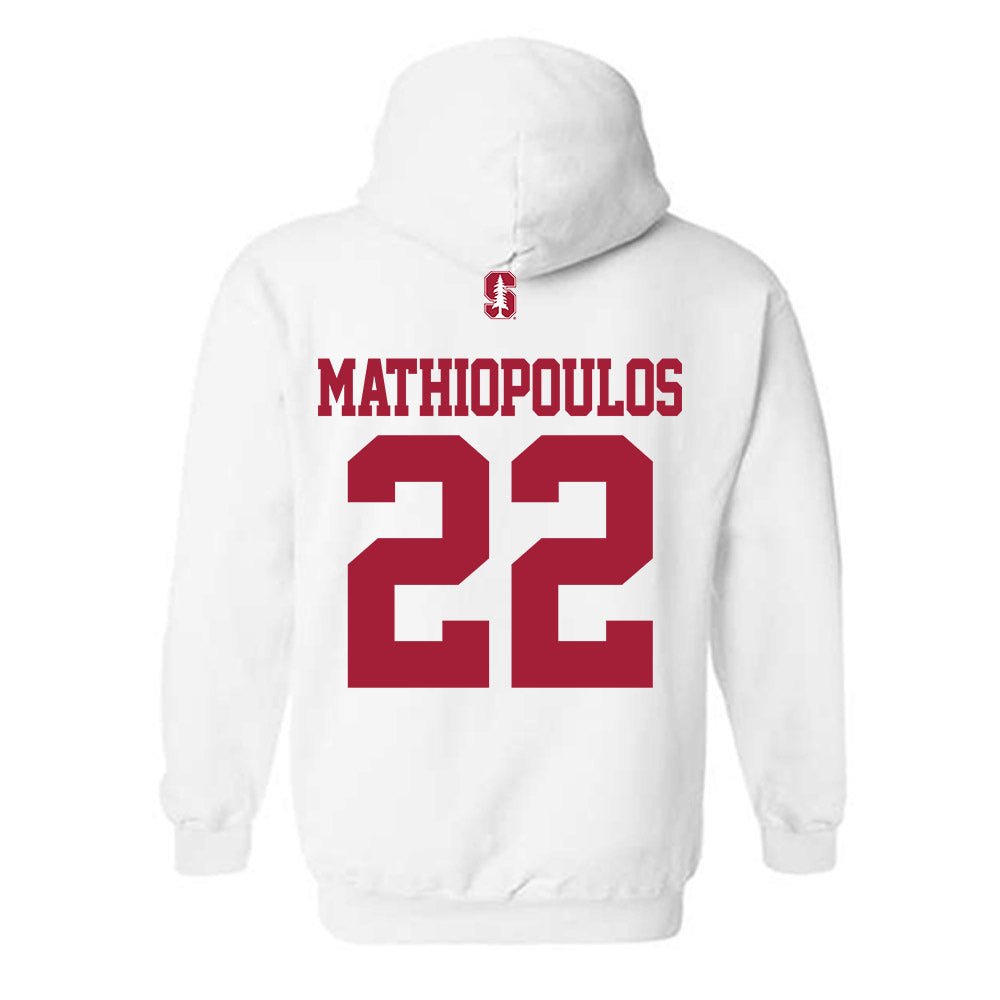 Stanford - NCAA Men's Water Polo : Konstantinos Mathiopoulos - Classic Shersey Hooded Sweatshirt-1