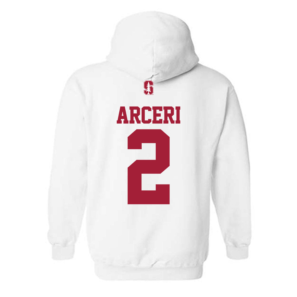 Stanford - NCAA Women's Lacrosse : Ava Arceri - Classic Shersey Hooded Sweatshirt-1