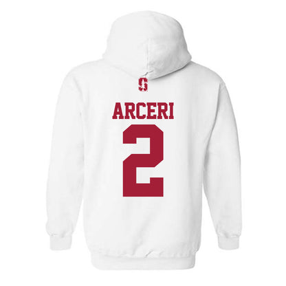 Stanford - NCAA Women's Lacrosse : Ava Arceri - Classic Shersey Hooded Sweatshirt-1