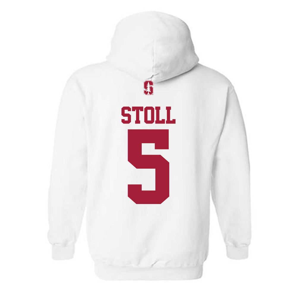 Stanford - NCAA Baseball : Nolan Stoll - Classic Shersey Hooded Sweatshirt-1