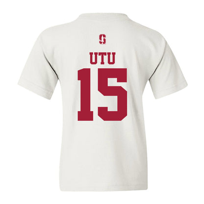 Stanford - NCAA Football : Donte Utu - Classic Shersey Youth T-Shirt-1