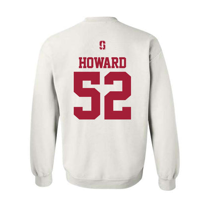 Stanford - NCAA Football : Sarrel Howard - Classic Shersey Crewneck Sweatshirt-1