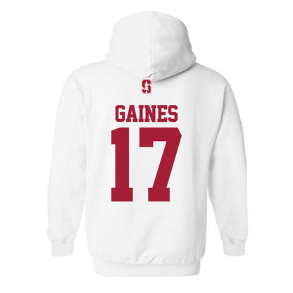 Stanford - NCAA Football : Omari Gaines - Classic Shersey Hooded Sweatshirt-1