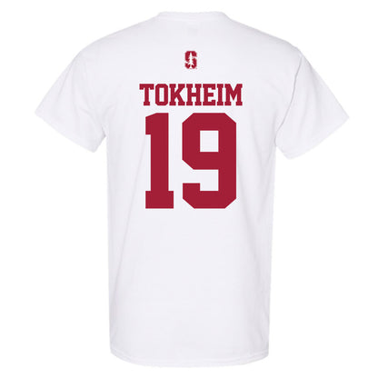 Stanford - NCAA Baseball : Teddy Tokheim - Classic Shersey T-Shirt-1
