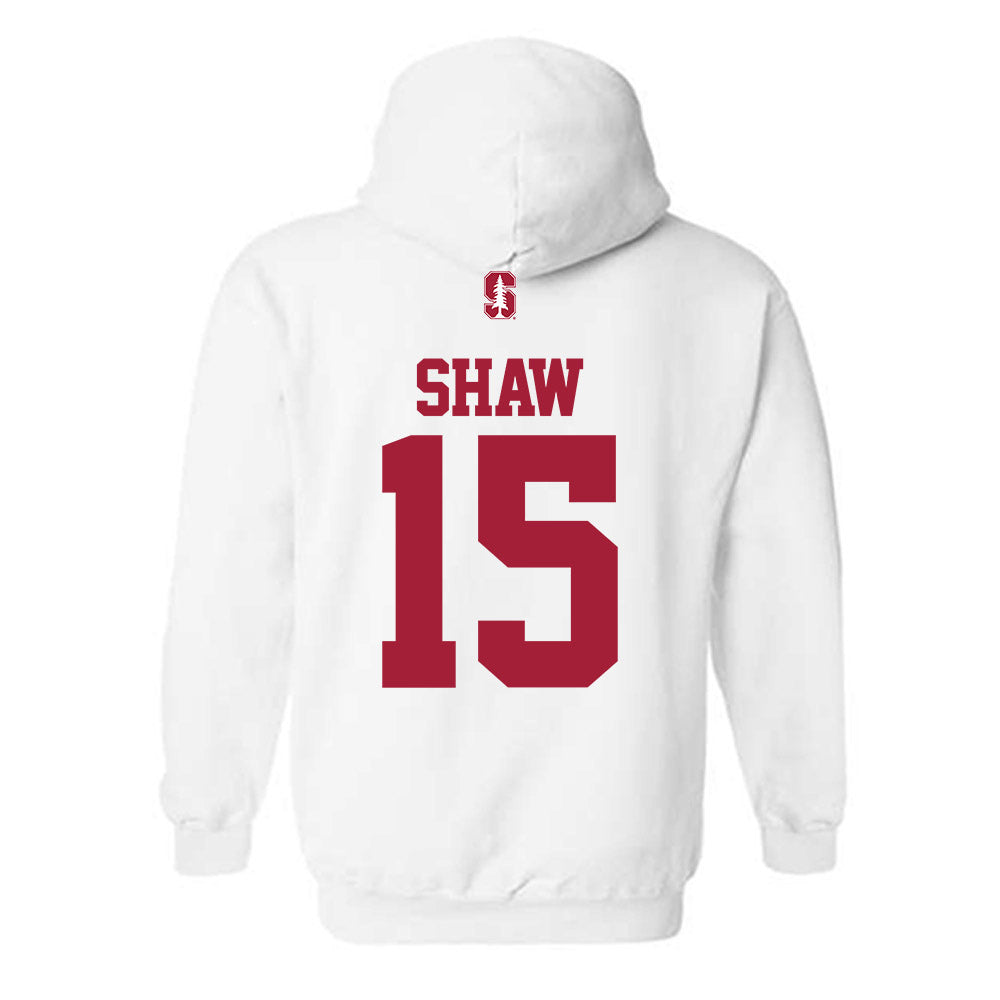 Stanford - NCAA Football : Carter Shaw - Classic Shersey Hooded Sweatshirt-1