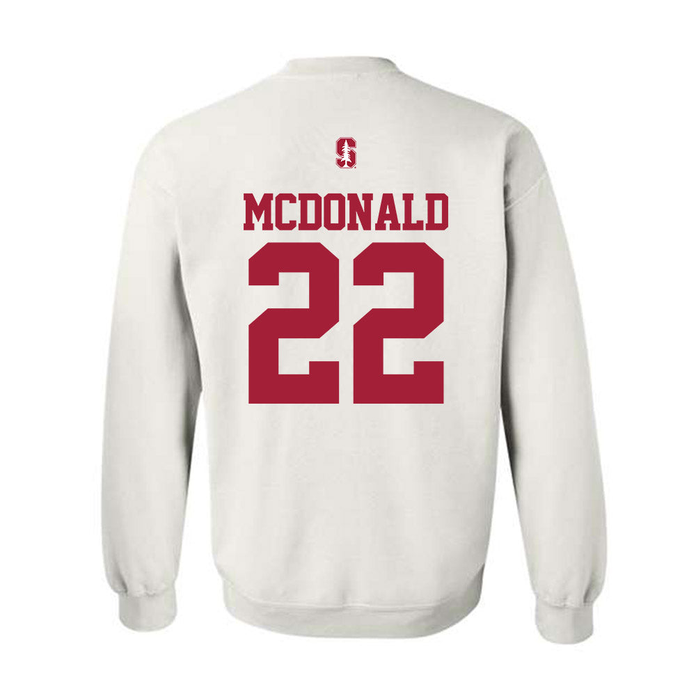 Stanford - NCAA Football : Zaiden McDonald - Classic Shersey Crewneck Sweatshirt-1