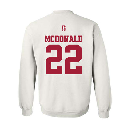 Stanford - NCAA Football : Zaiden McDonald - Classic Shersey Crewneck Sweatshirt-1
