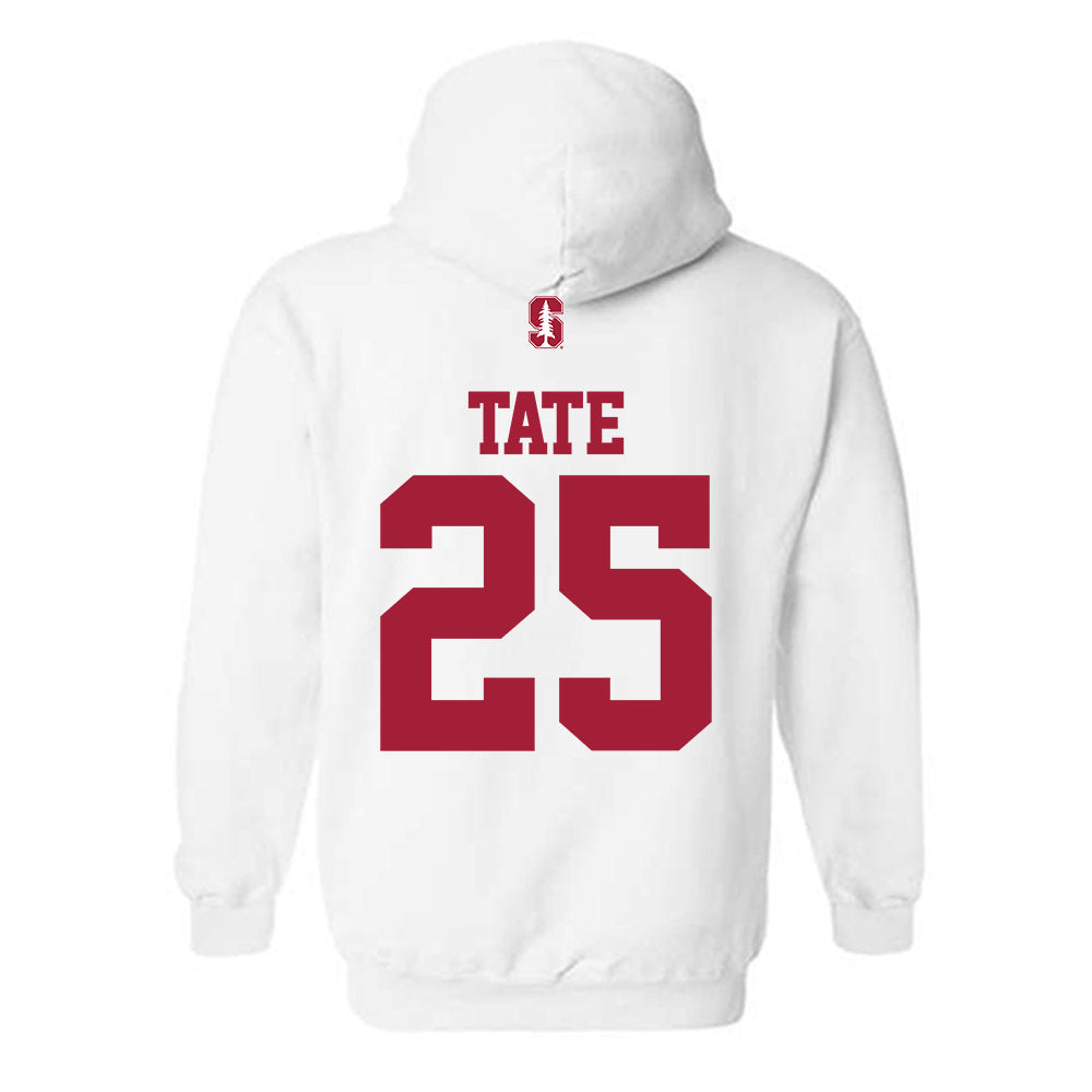 Stanford - NCAA Football : Bo Tate - Classic Shersey Hooded Sweatshirt-1