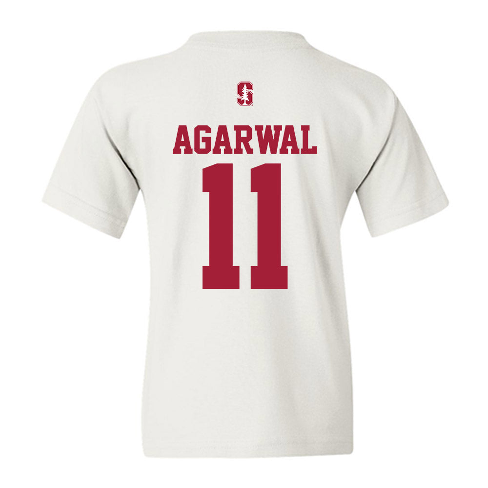 Stanford - NCAA Men's Basketball : Ryan Agarwal - Classic Shersey Youth T-Shirt-1
