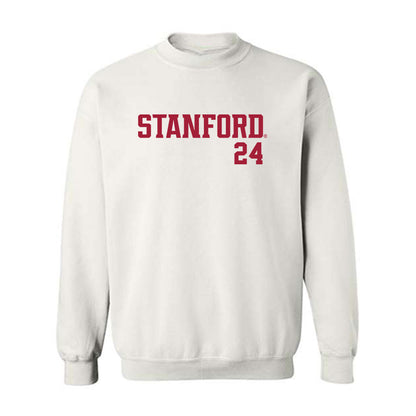 Stanford - NCAA Men's Basketball : Christian Bliss - Classic Shersey Crewneck Sweatshirt-0