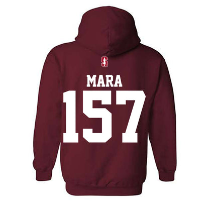Stanford - NCAA Wrestling : Jason Mara - Classic Shersey Hooded Sweatshirt-1