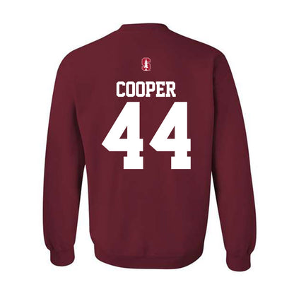 Stanford - NCAA Football : Ernest Cooper - Classic Shersey Crewneck Sweatshirt-1