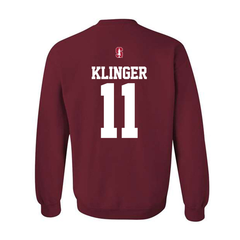 Stanford - NCAA Women's Soccer : Eleanor Klinger - Classic Shersey Crewneck Sweatshirt-1