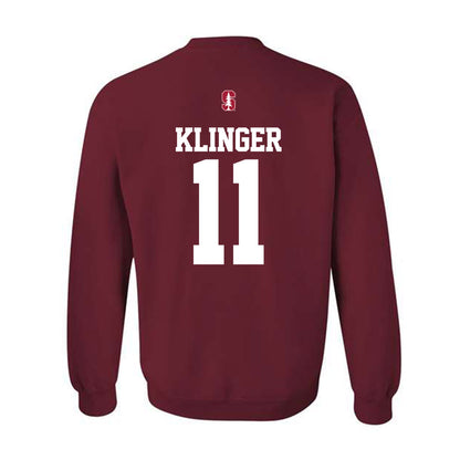 Stanford - NCAA Women's Soccer : Eleanor Klinger - Classic Shersey Crewneck Sweatshirt-1