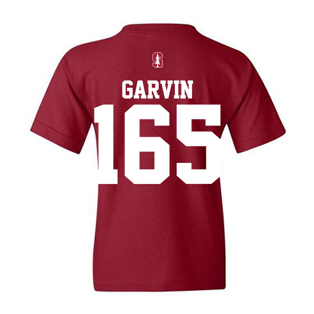 Stanford - NCAA Wrestling : Hunter Garvin - Classic Shersey Youth T-Shirt-1