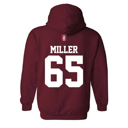 Stanford - NCAA Football : Jalayne Miller - Classic Shersey Hooded Sweatshirt-1