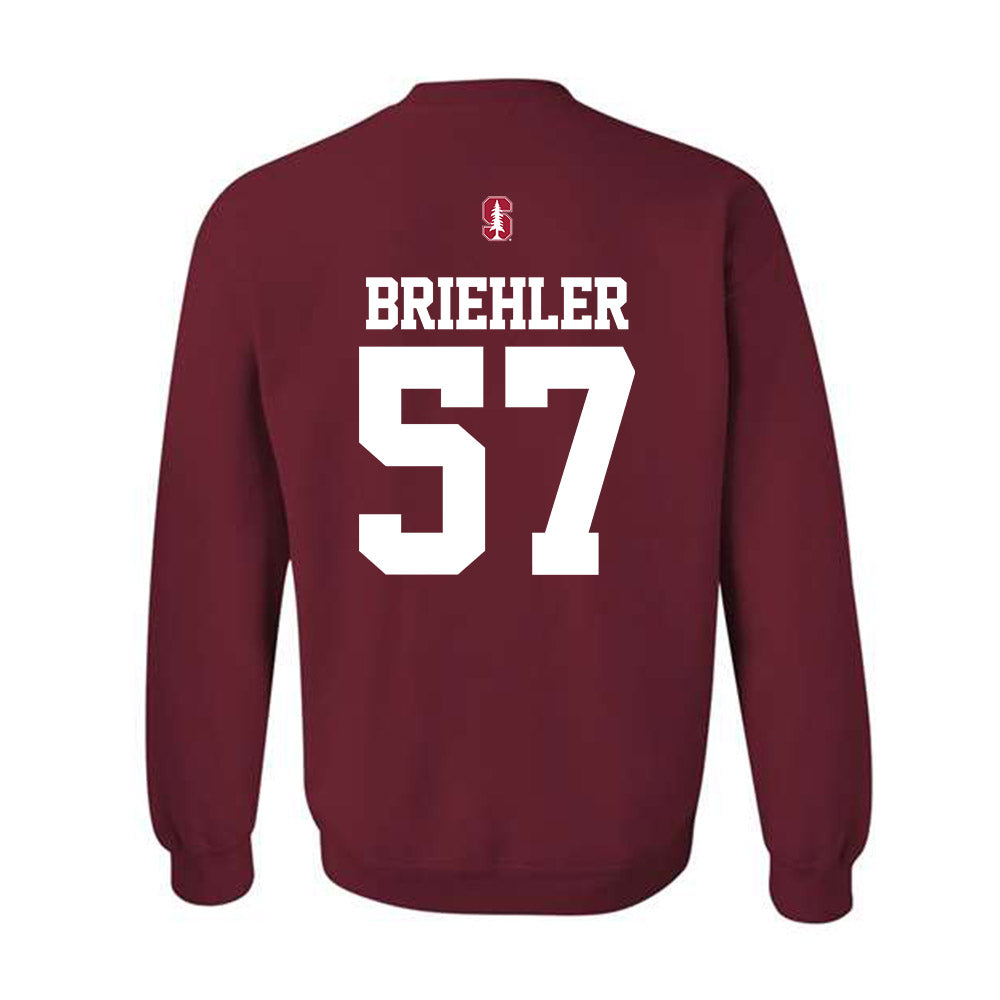 Stanford - NCAA Football : Kole Briehler - Classic Shersey Crewneck Sweatshirt-1