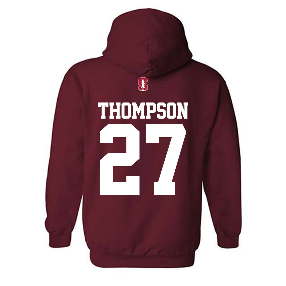 Stanford - NCAA Football : Breylan Thompson - Classic Shersey Hooded Sweatshirt-1