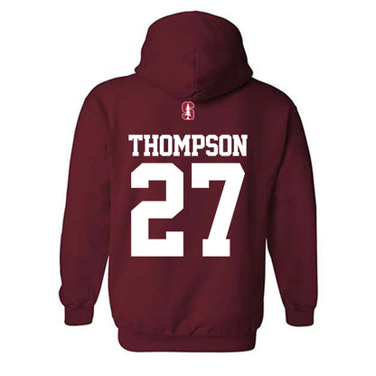 Stanford - NCAA Football : Breylan Thompson - Classic Shersey Hooded Sweatshirt-1