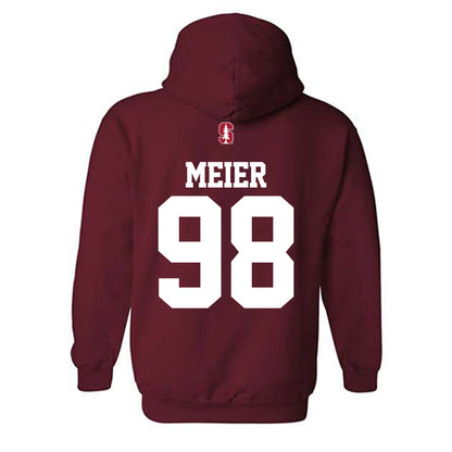 Stanford - NCAA Football : Max Meier - Classic Shersey Hooded Sweatshirt-1