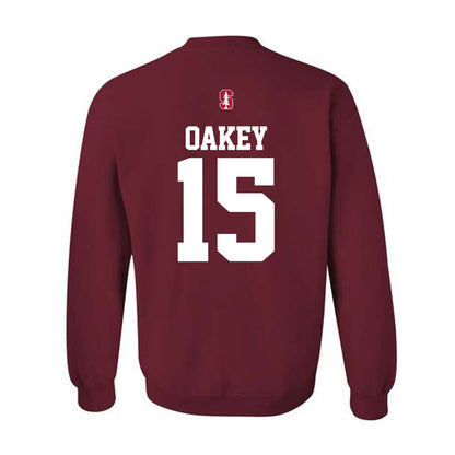 Stanford - NCAA Women's Lacrosse : Martha Oakey - Classic Shersey Crewneck Sweatshirt-1