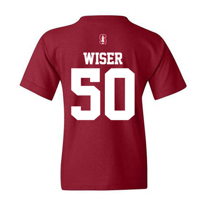 Stanford - NCAA Baseball : David Wiser - Classic Shersey Youth T-Shirt-1