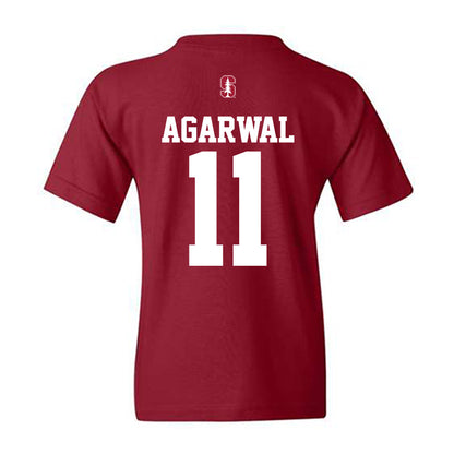 Stanford - NCAA Men's Basketball : Ryan Agarwal - Classic Shersey Youth T-Shirt-1