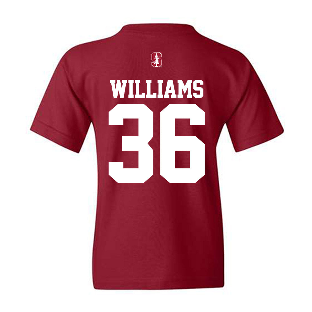 Stanford - NCAA Football : Tre Williams - Classic Shersey Youth T-Shirt-1