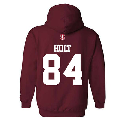 Stanford - NCAA Football : Ethan Holt - Classic Shersey Hooded Sweatshirt-1