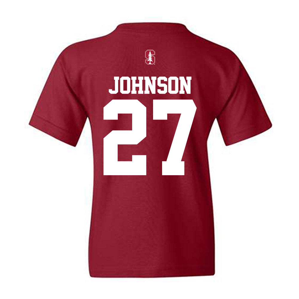 Stanford - NCAA Women's Lacrosse : Ellie Johnson - Classic Shersey Youth T-Shirt-1