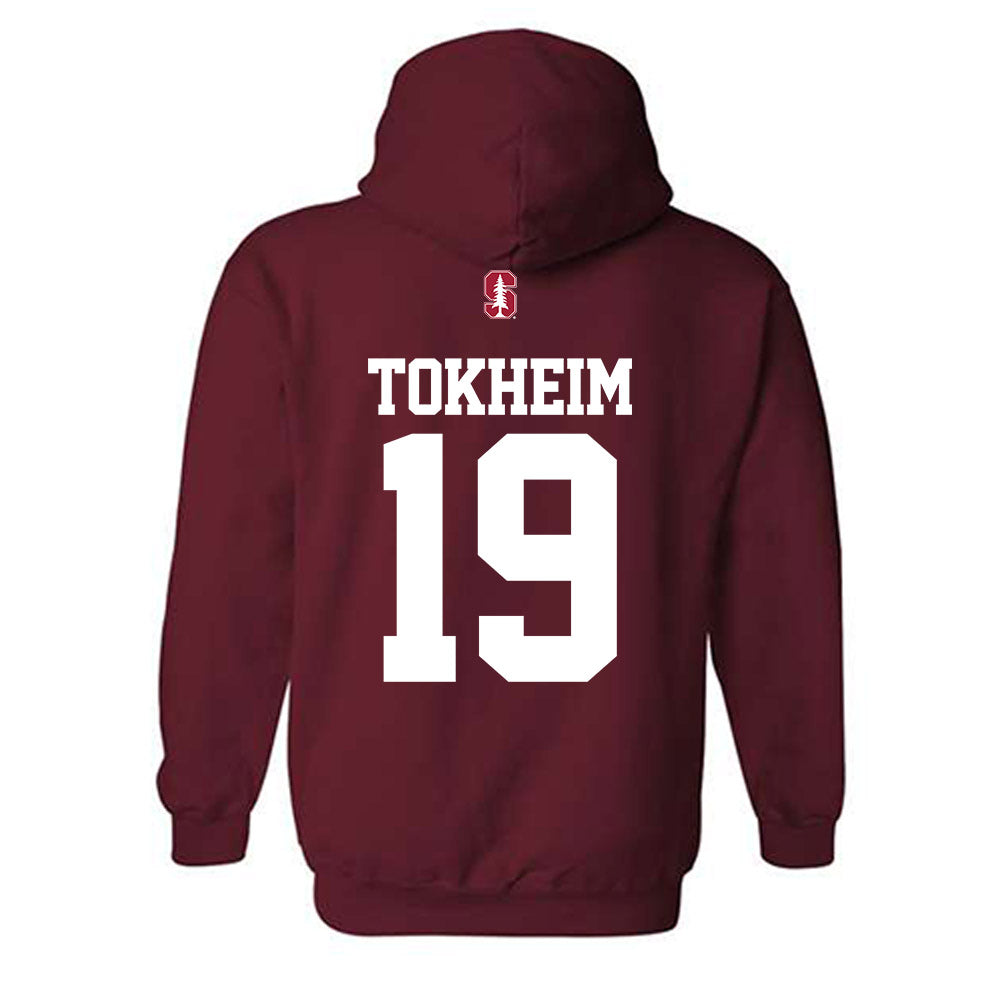 Stanford - NCAA Baseball : Teddy Tokheim - Classic Shersey Hooded Sweatshirt-1